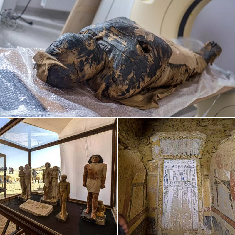 Discovery Of A 4,300-year-old Mummy Covered In Gold In Egypt - Beauty ...