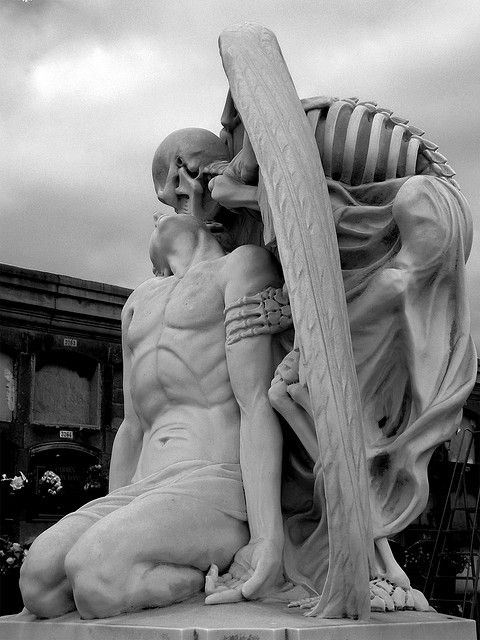 The Kiss of Death Sculpture