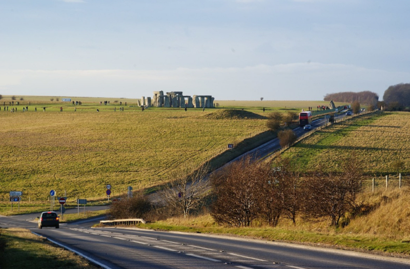 A Slice of England's Iconic A303 Road