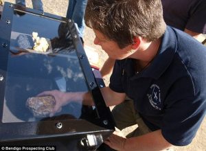 Two giant pieces of gold worth nearly 200,000 USD