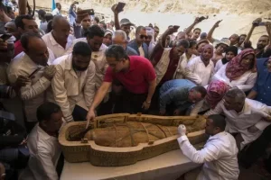 3000 year old mummy in the Valley of the Kings