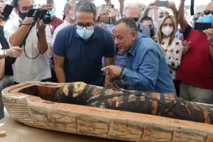 3000 year old mummy in the Valley of the Kings