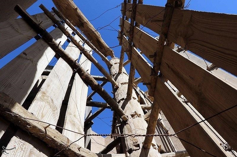 1.000 year old vertical windmill