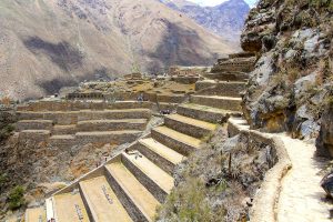 Inca Agricultural Terraces Scaling the Andean Heights