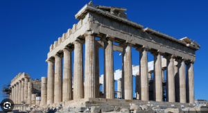 The Parthenon on the Acropolis 