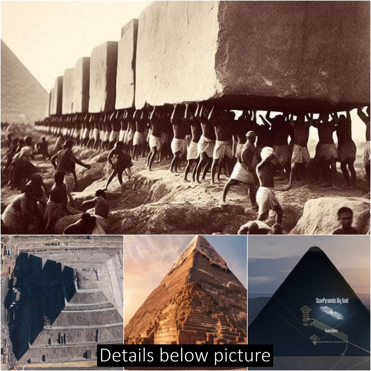 The Pyramids are based on high-tech prehistoric human technology