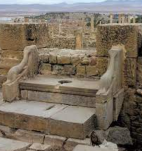 The Dolphin-Armed Toilet of Timgad