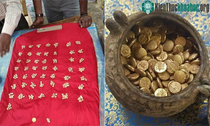 52,000 ancient Roman coins dating from the 3rd century AD were discovered by a lucky chef in a field buried underground for 1800 years.
