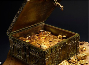 The Discovery of Gold in an Ancient Tomb