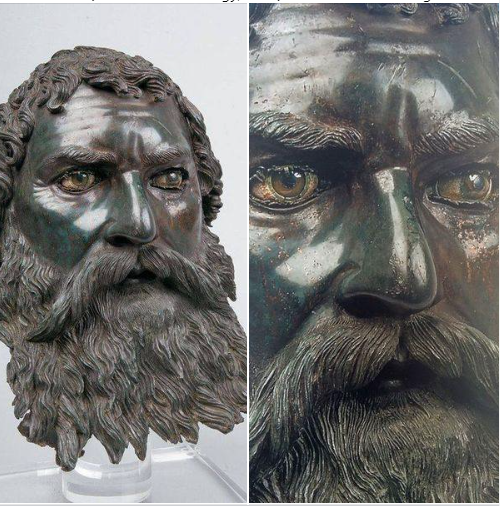 2,300 years old, this astonishingly life-like bronze head of Thracian king Seuthes III 
