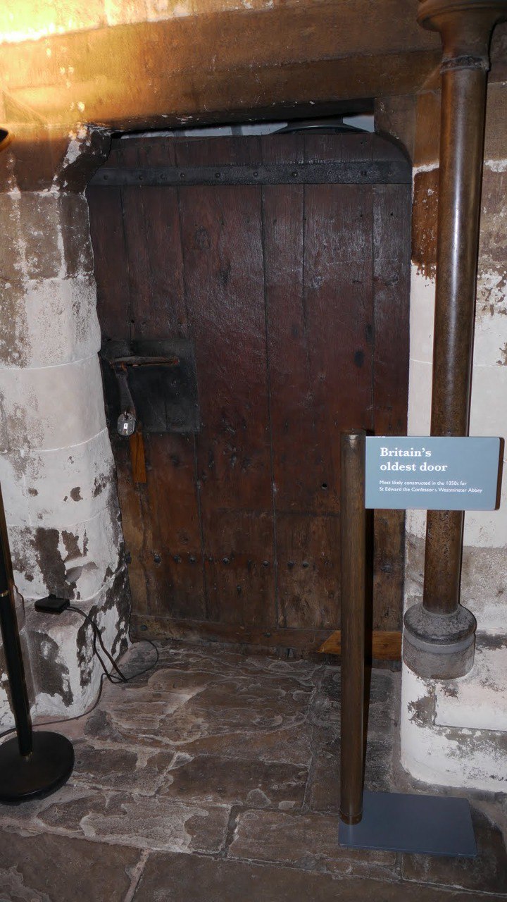 Britain’s Oldest Door. From Edward the Confessors Abbey in the 1050s. 
